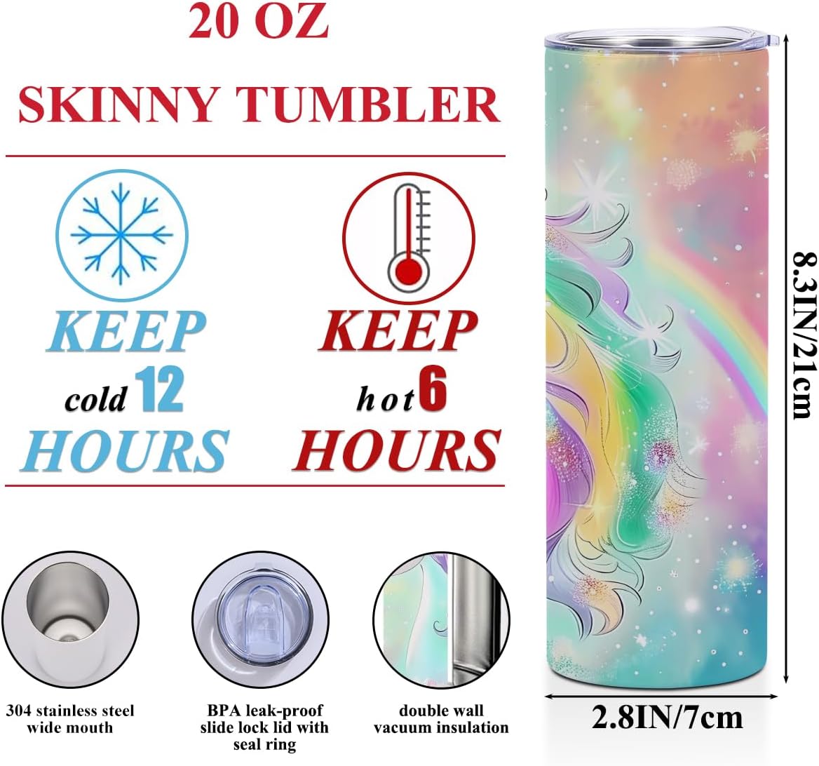 20 OZ Double Wall Insulated Tumbler with Lid
