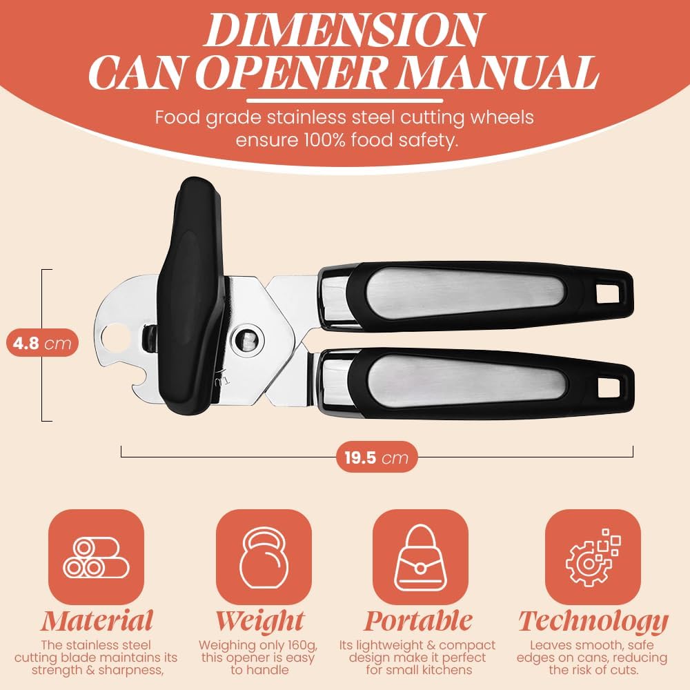 Multi-Function Can and Bottle Opener for Seniors and Arthritis Patients