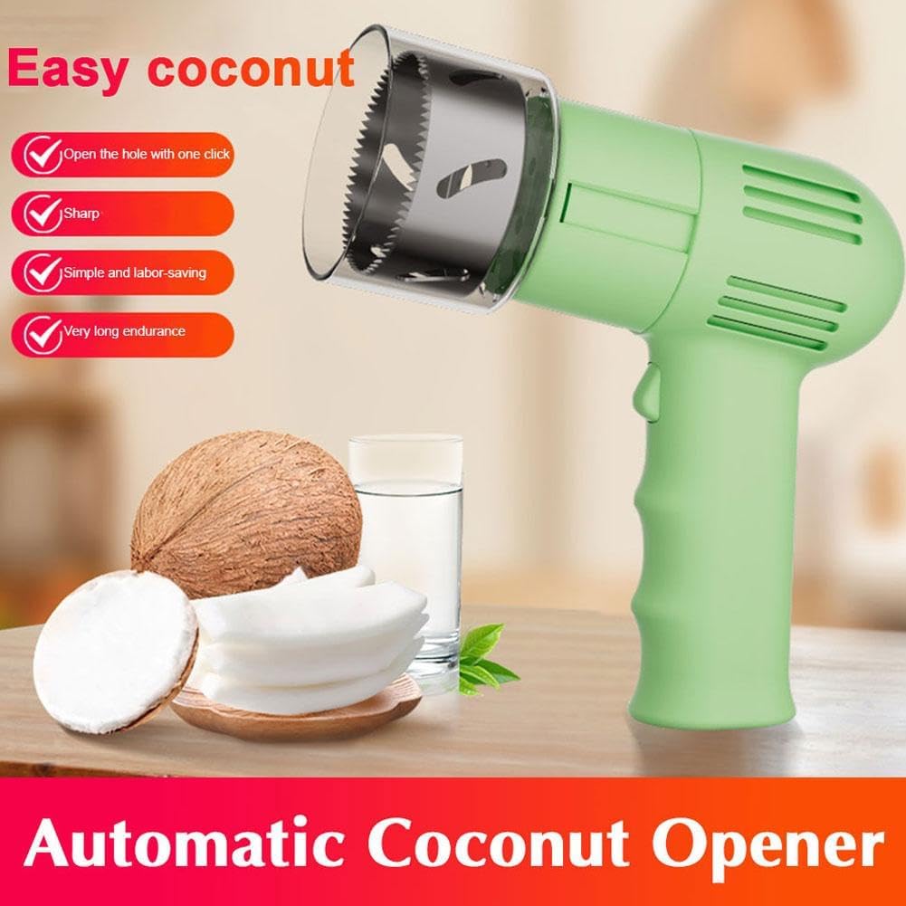 Automatic Coconut Opener with Stainless Steel Blade