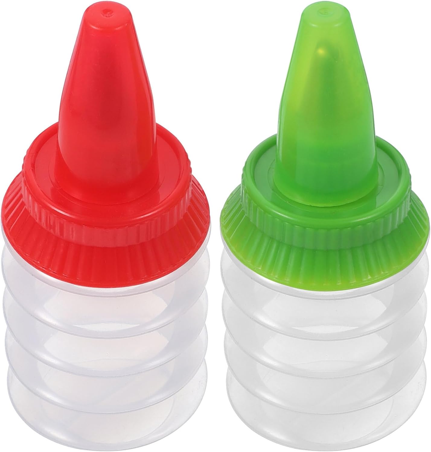 STOBAZA Icing Decorator Bottles 2Pcs with Tips