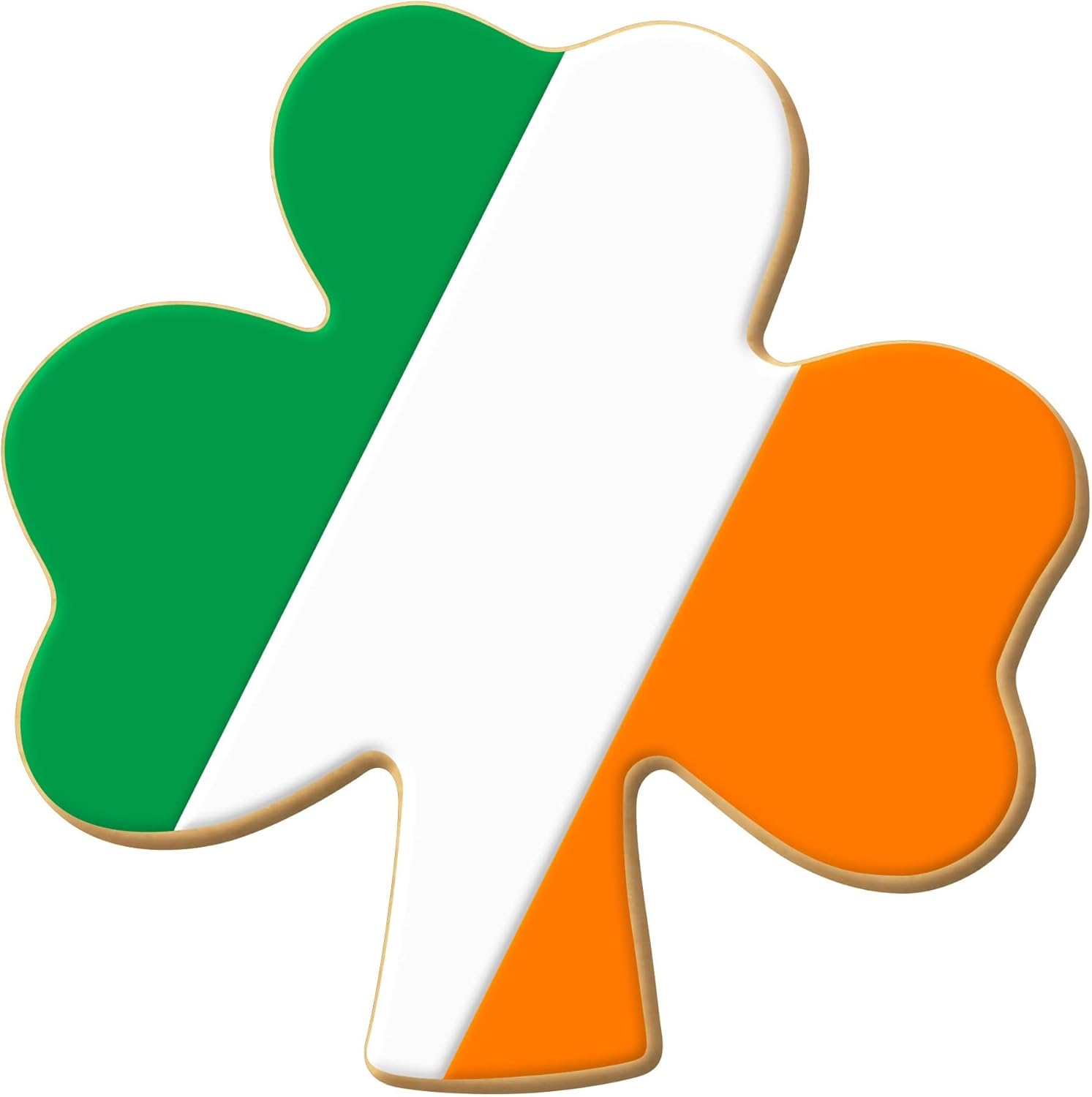 Foose 5 Inch Shamrock Cookie Cutter Tin Plated Steel