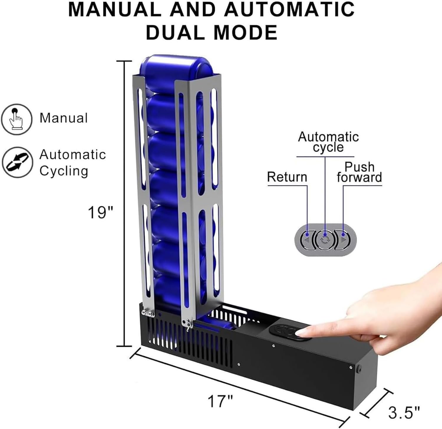 Mavdecll Electric Can Crusher Auto Load 8oz-16oz