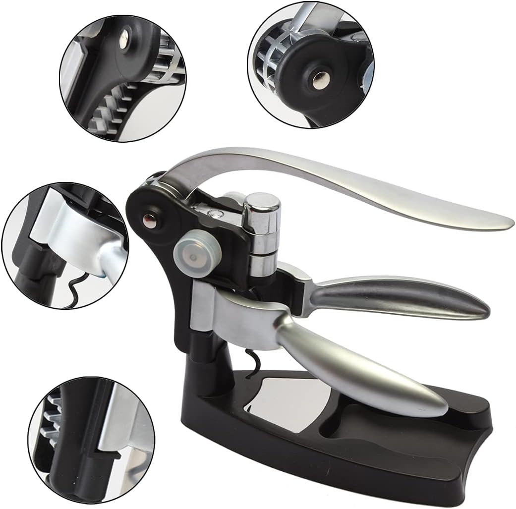TIDECAT Wine Opener Corkscrew Set with Foil Cutter