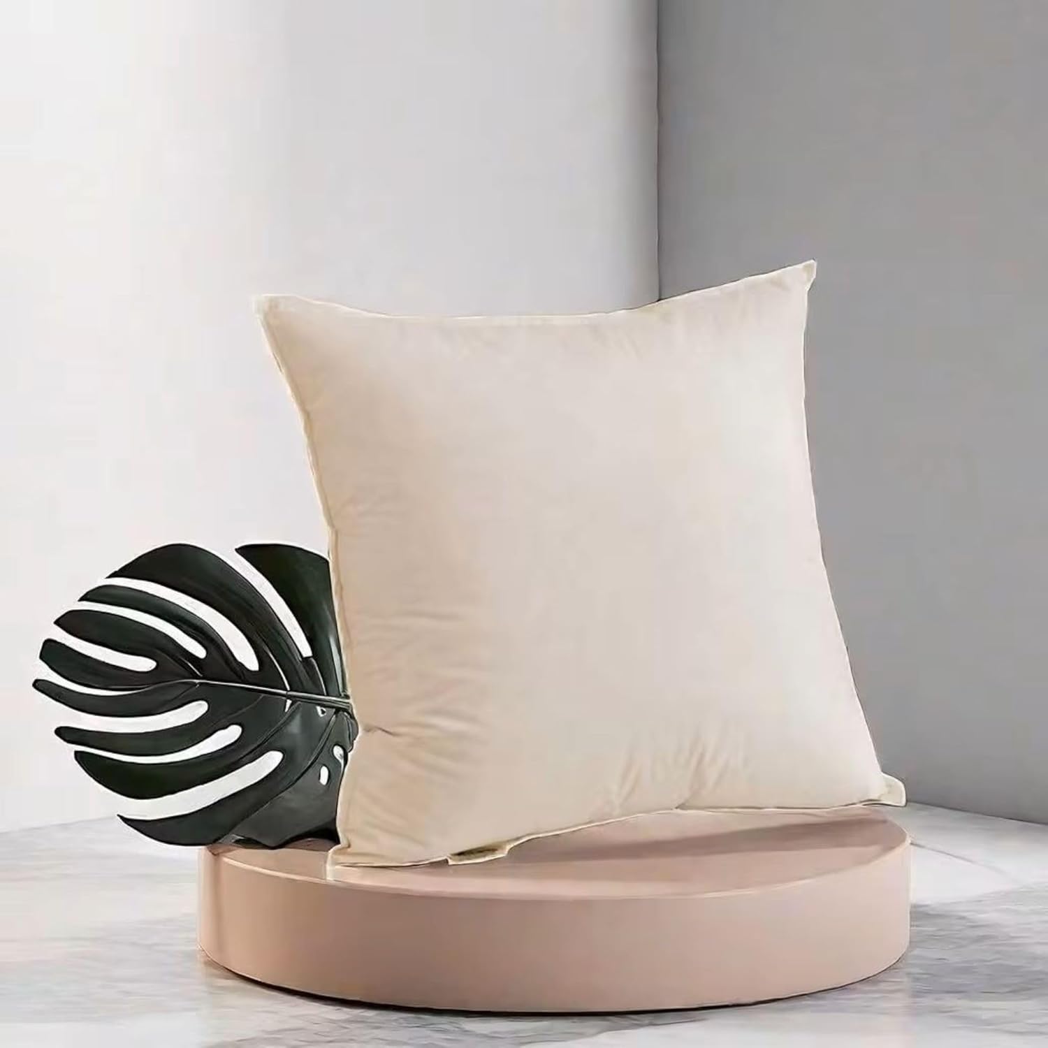 SEQ 20x20 Duck Feather Pillow Inserts - Set of 2