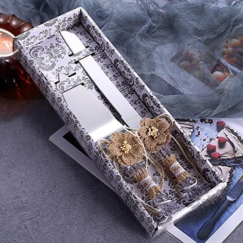 Tang Song Rustic Wedding Cake Knife and Serving Set