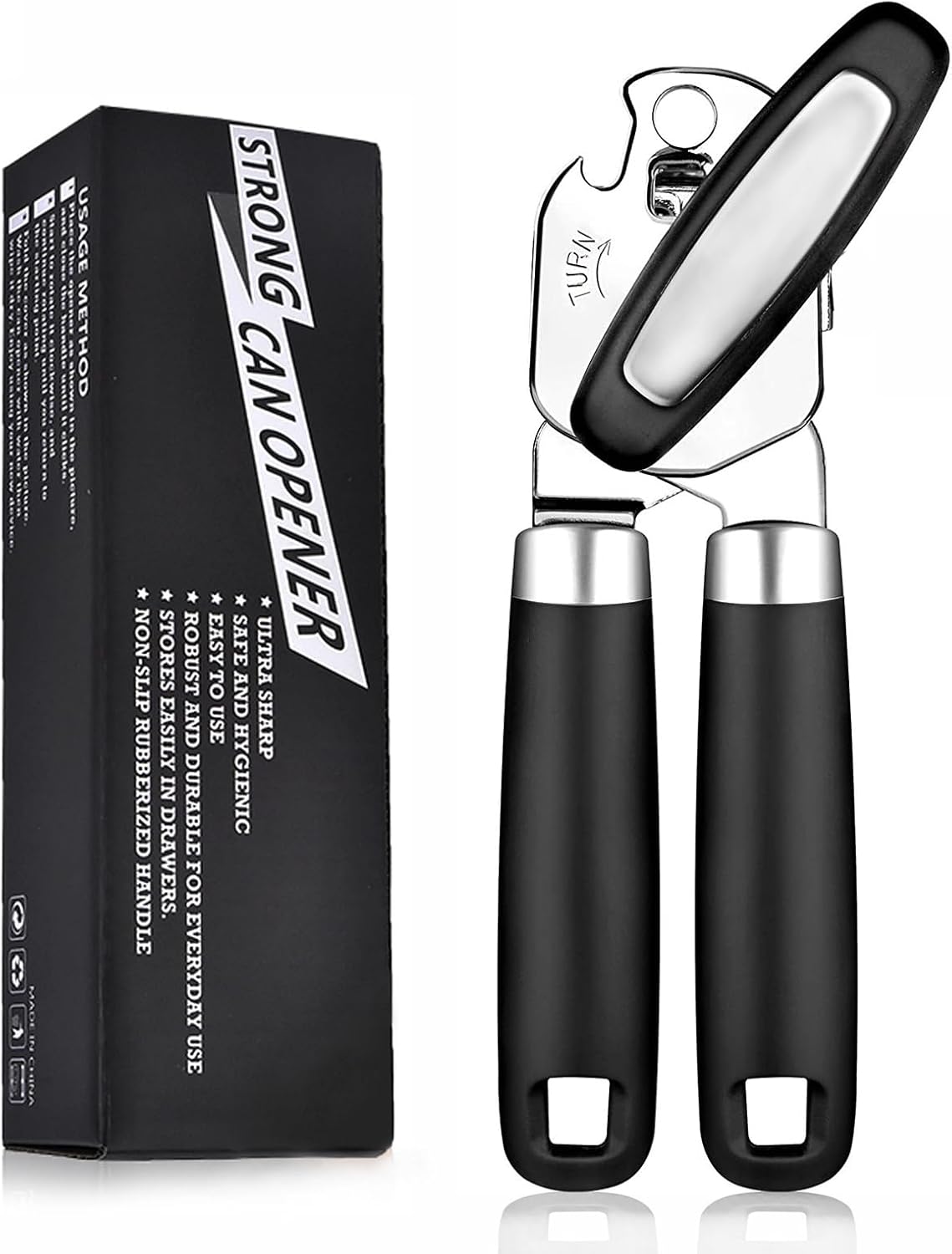 Pet Time Manual Can Opener Smooth Edge Heavy Duty