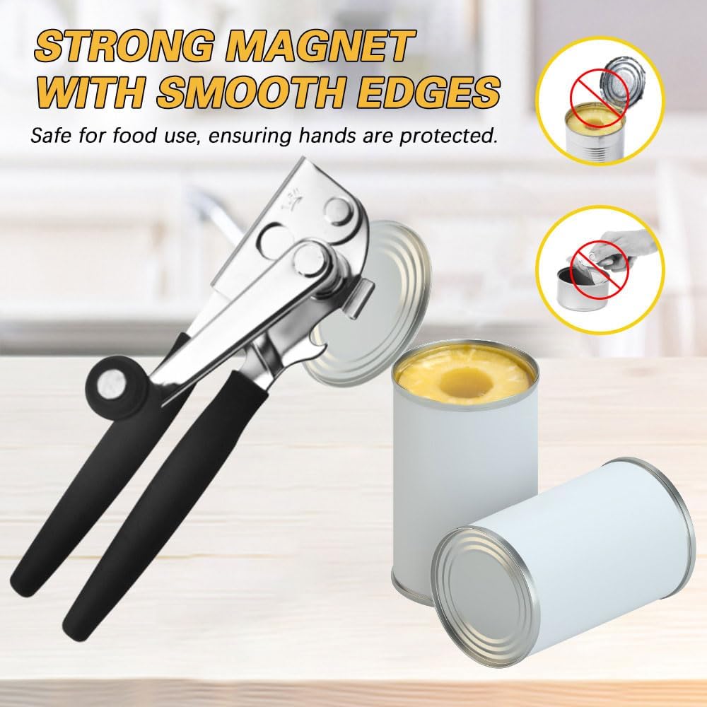 VWMYQ Heavy Duty Manual Can Opener with Magnetic Lid Lift