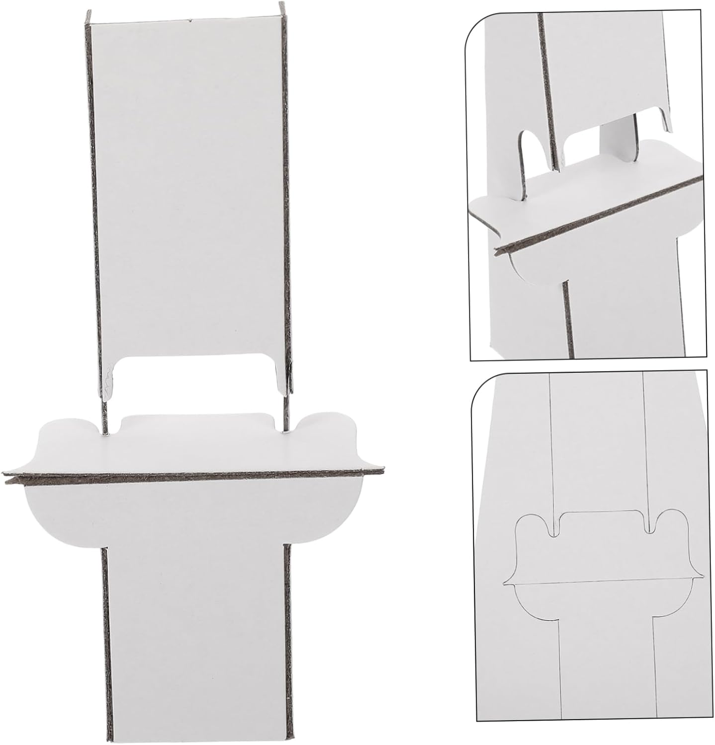 Housoutil Mini Frame Craft Cardboard Display Easel Stand 12pcs
