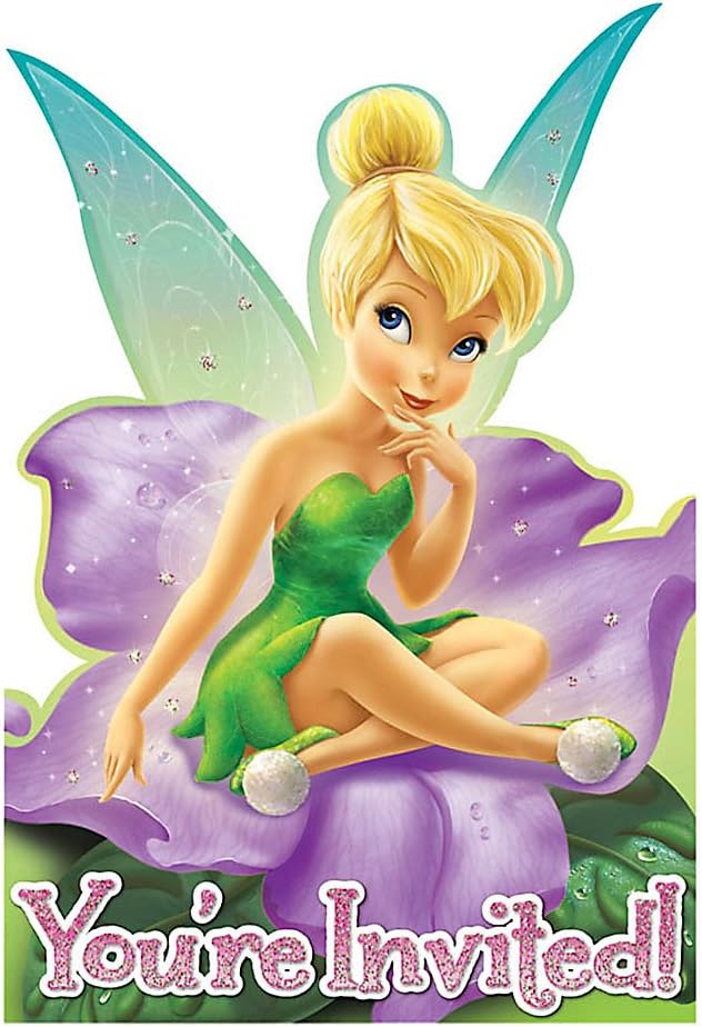 American Greetings Disney Fairies Tinkerbell Party Invitation Set