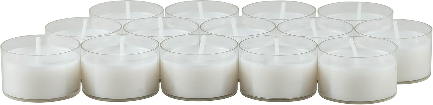 Stonebriar 96 Count White Unscented Tea Light Candles