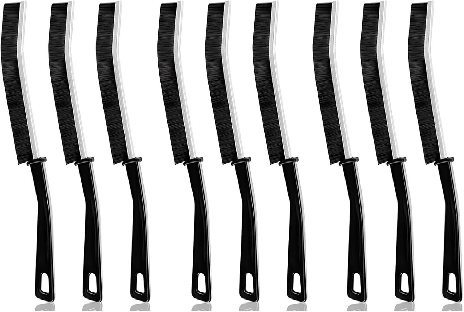 9 PCS Crevice Cleaning Brush Set with Hard Bristles