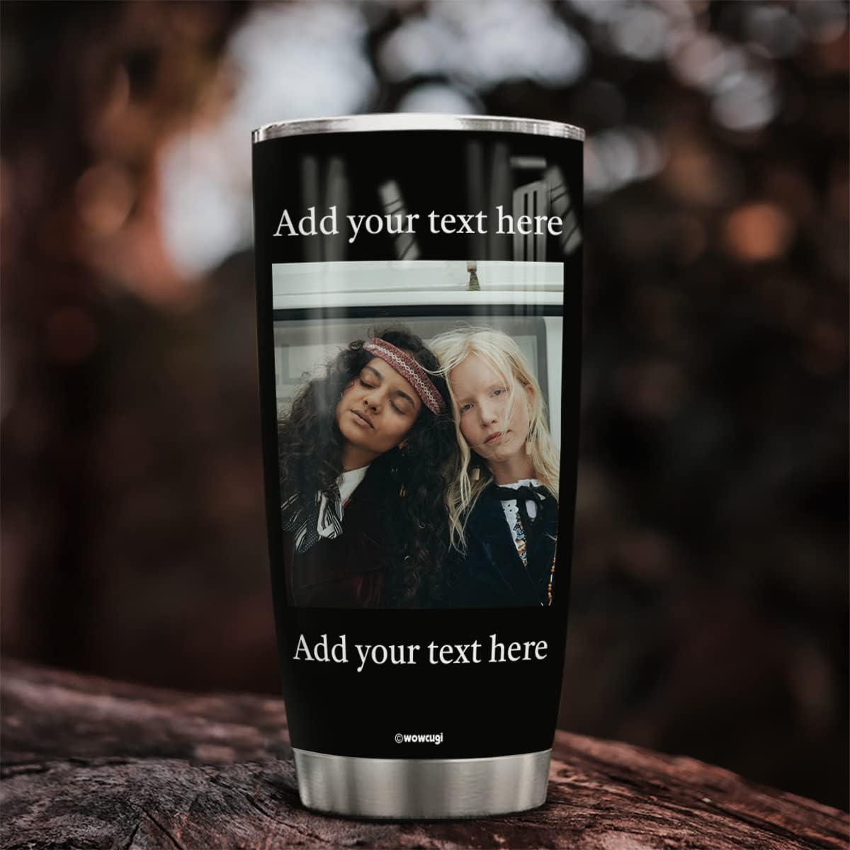 Personalized Photo Tumbler with Custom Design 20oz 30oz for Women Girls