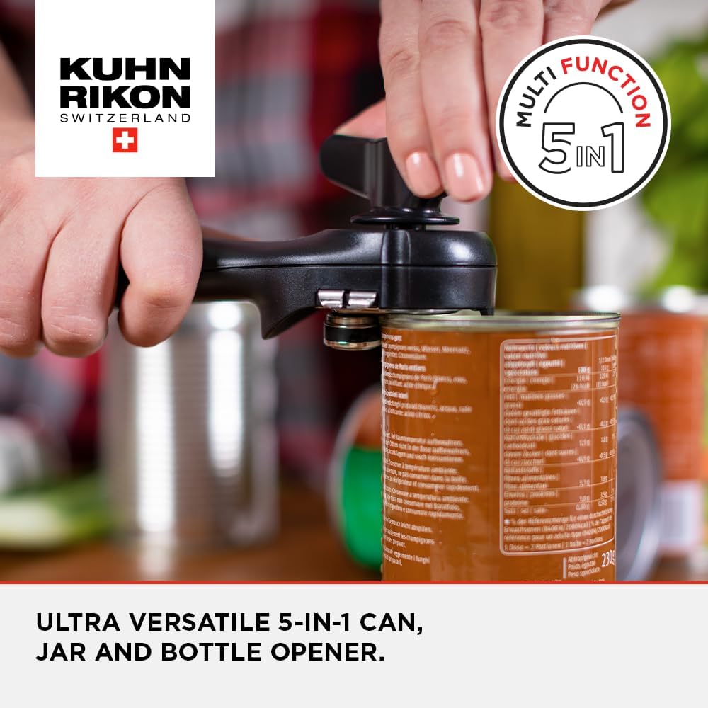 Kuhn Rikon Auto Safety Master Opener Black