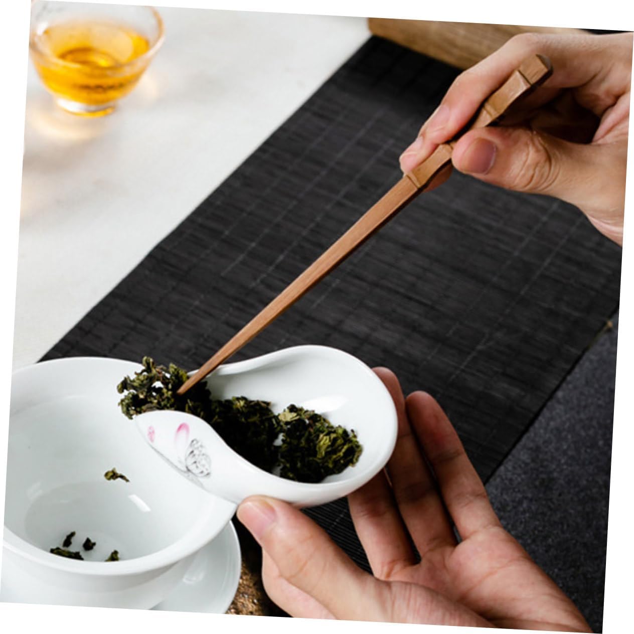 Ceramic Tea Scoop Set for Loose Tea and Coffee
