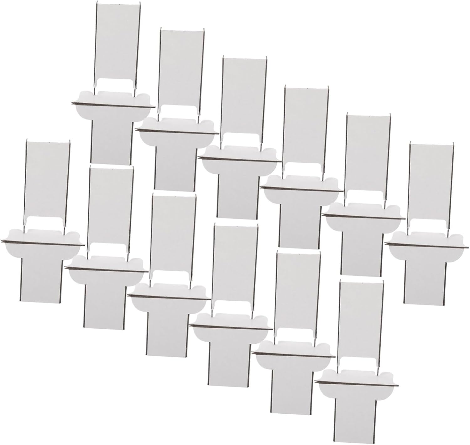 NUOBESTY 12pcs Cardboard Easel Stands for Posters Signs Wedding Events