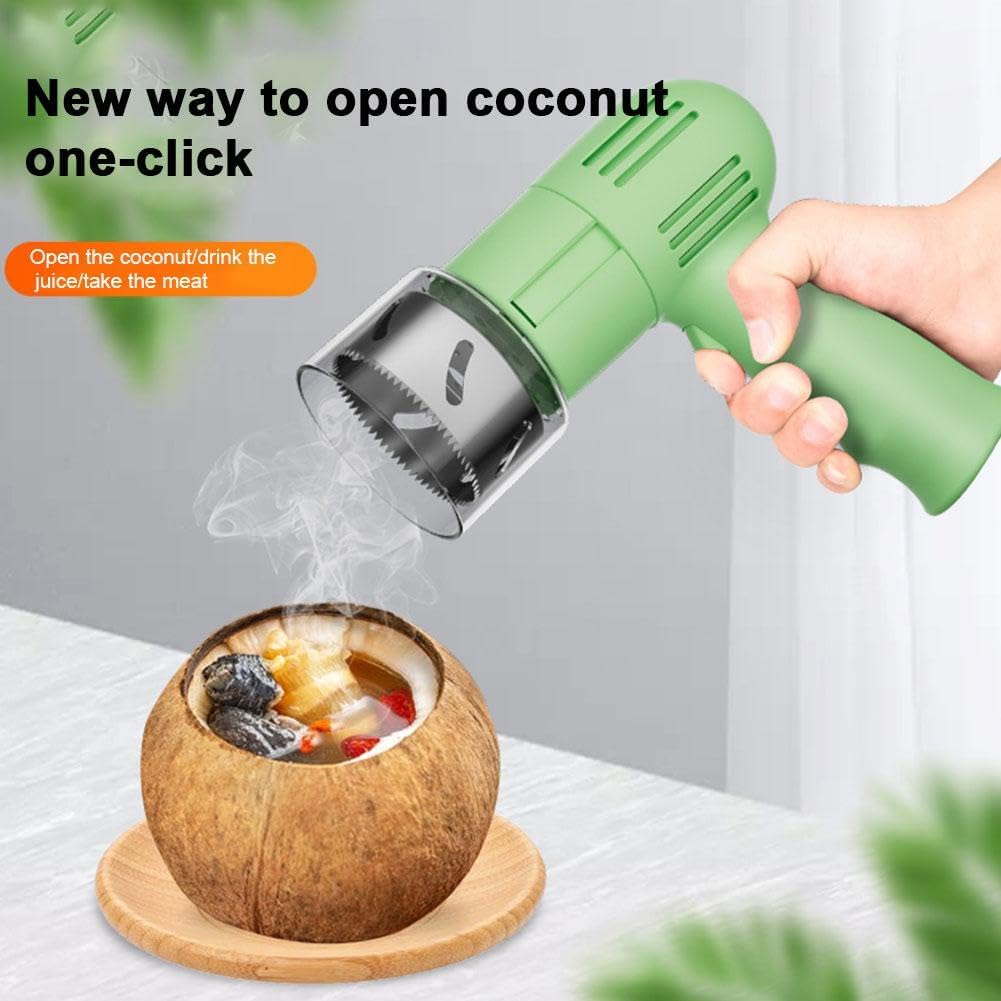Automatic Coconut Opener with Stainless Steel Blade