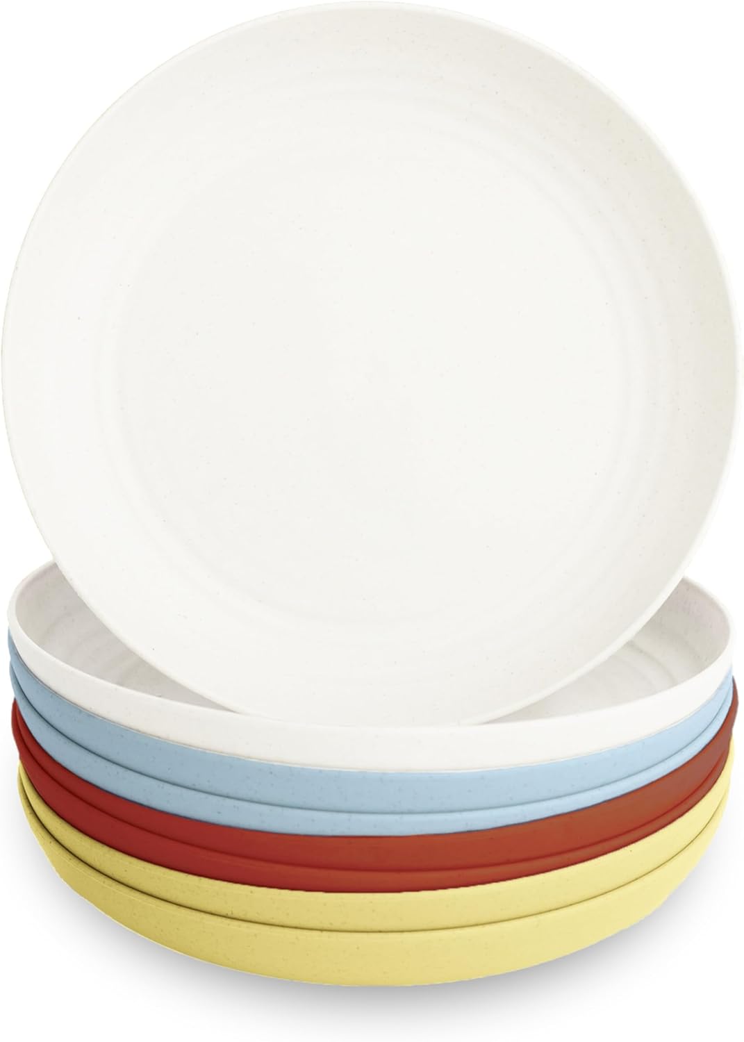 Nook Theory Reusable Wheat Straw Plates 8 Pcs Mellow 9