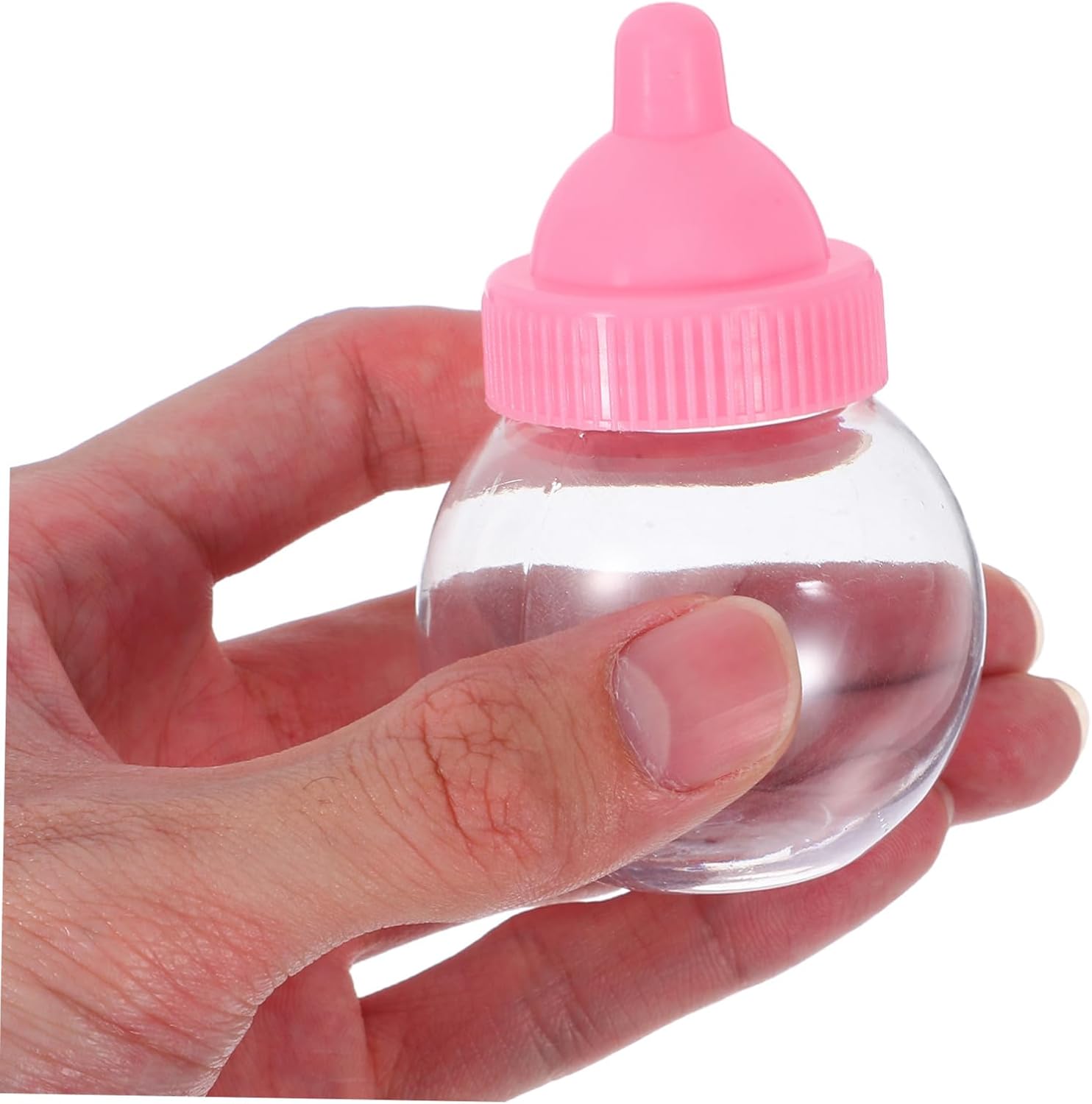 Unomor 20pcs Bulb Shape Plastic Candy Storage Boxes with Lid