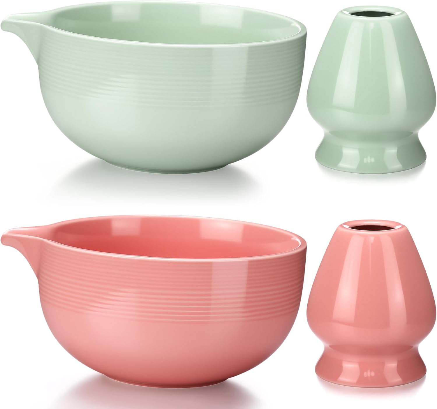 Patelai 2 Set Matcha Bowl and Whisk Holder