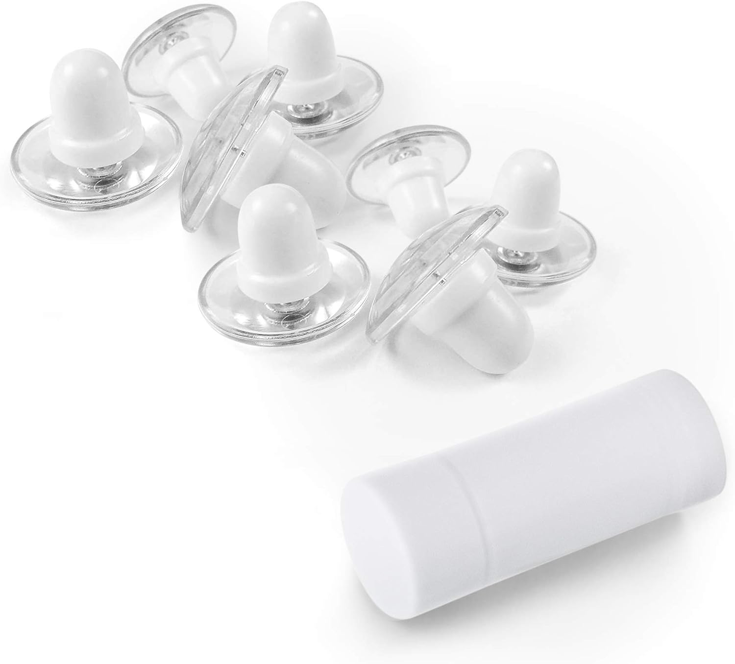 Clear Magnetic Duvet Clips with Key for Easy Removal Pack of 8