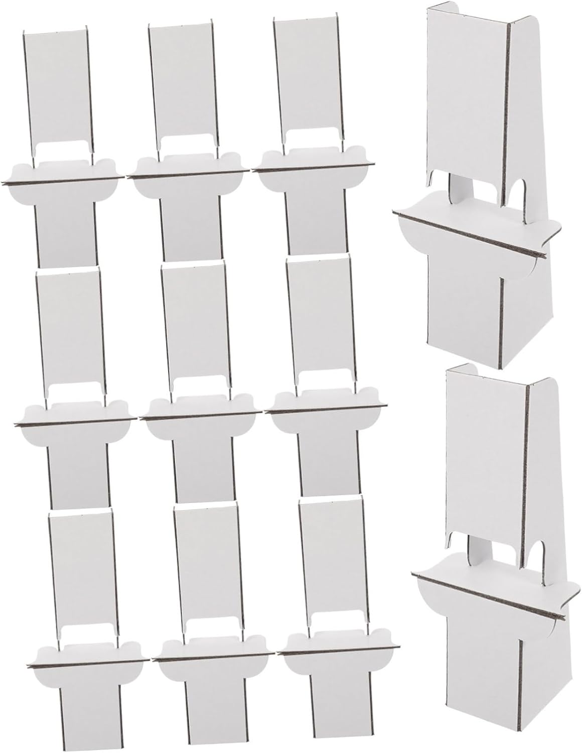 Homoyoyo 12pcs Cardboard Display Easels for Painting and Art