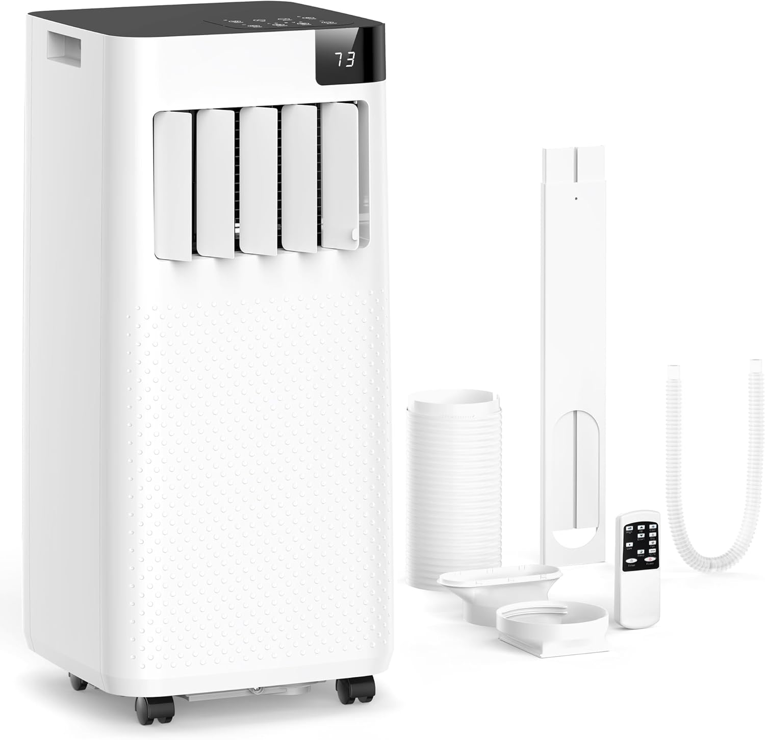 ZAFRO 8000 BTU Portable AC Unit with 4 Modes White