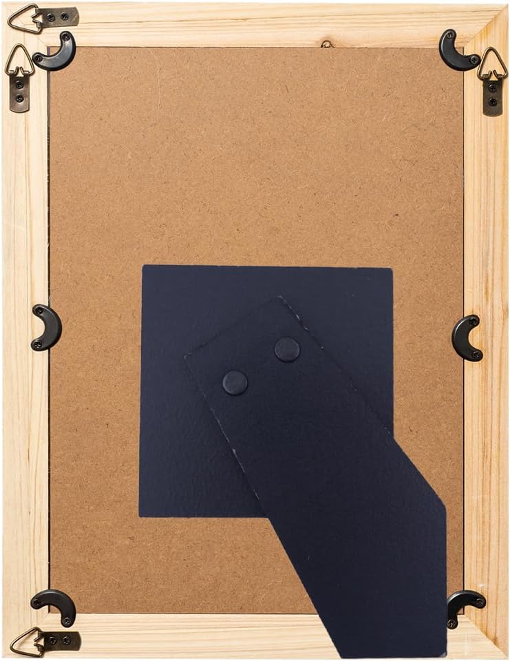 T Tulead 4PCS Black Easel Back for Picture Frame