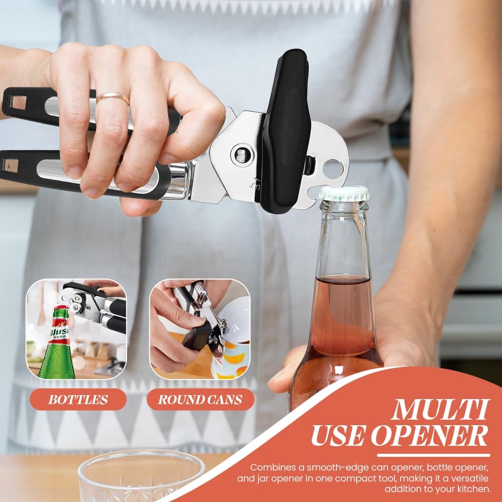 Multi-Function Can and Bottle Opener for Seniors and Arthritis Patients