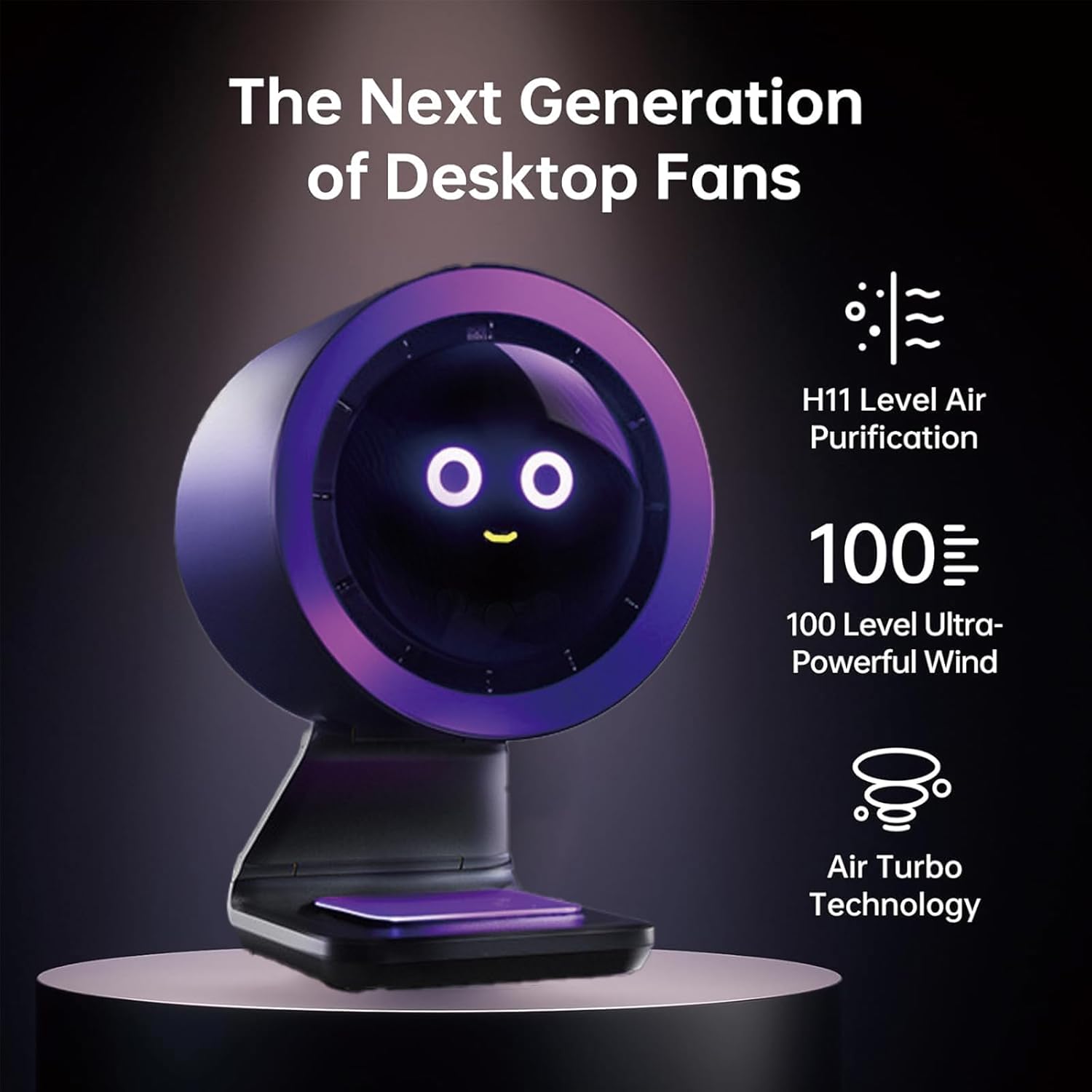 DRAYMAT 24 Hour Table Fan with Air Purifier