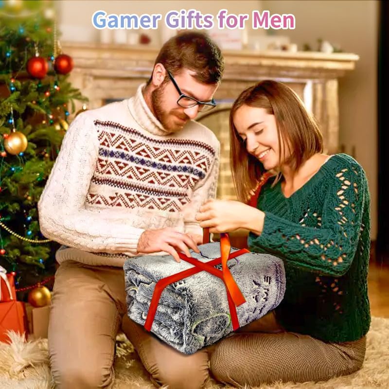 Glow in The Dark Gamer Blanket 50x60