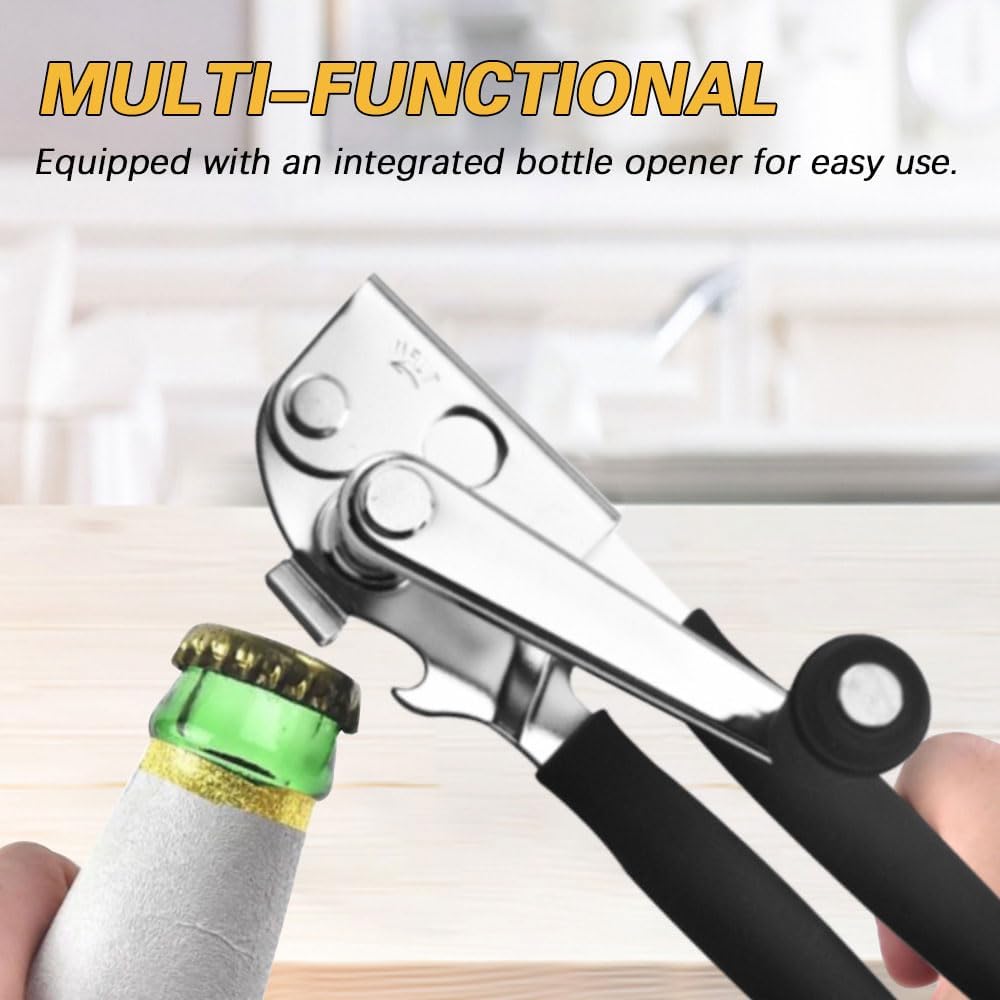 VWMYQ Heavy Duty Manual Can Opener with Magnetic Lid Lift