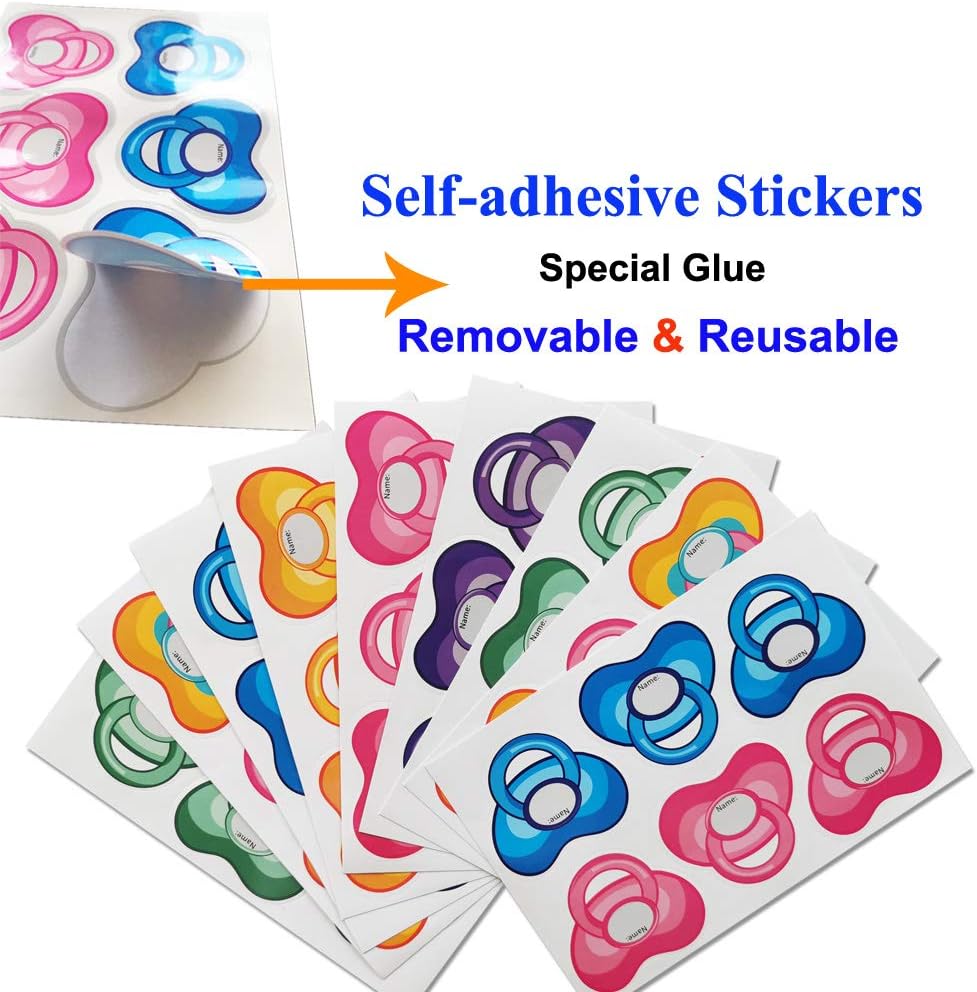 ADJOY Pacifier Pin The Baby Game - Baby Shower Party Favors