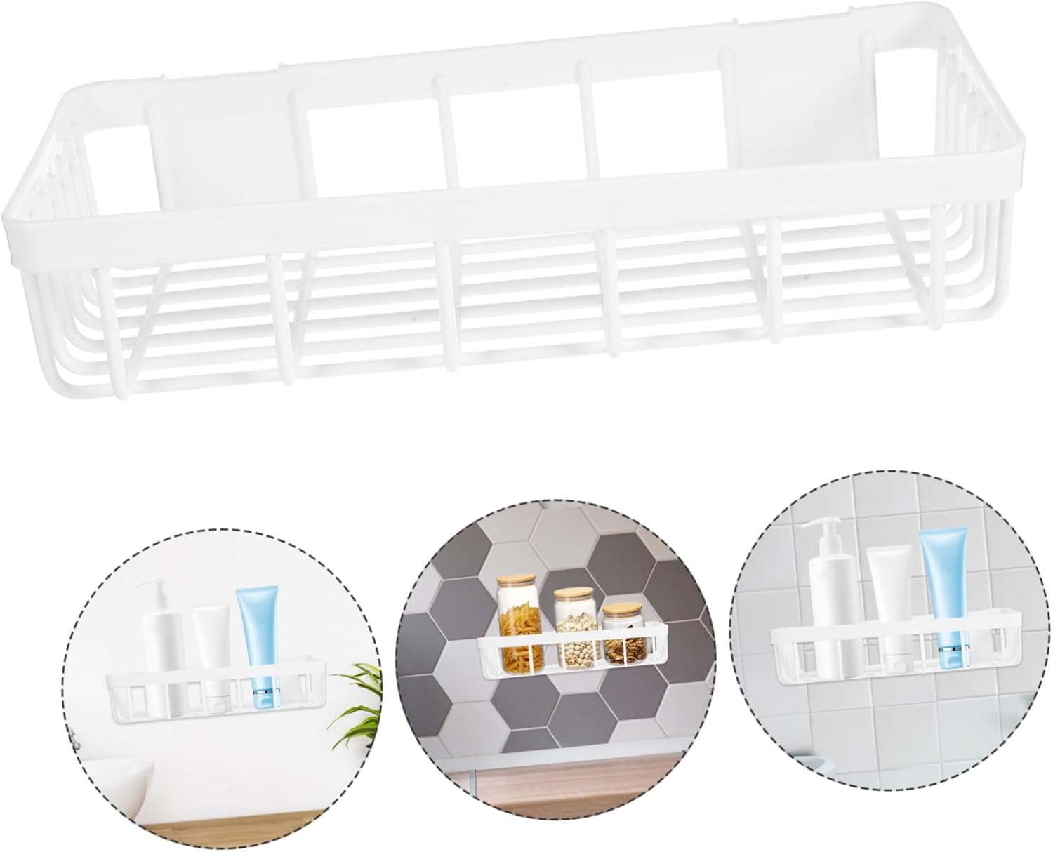 Ciieeo Wall Mounted Bathroom Storage Organizer Shelving Rack