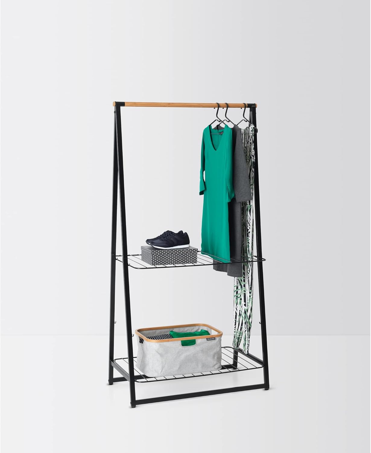 Brabantia Linn Clothes Rack Multi Functional Space Saver Black Large
