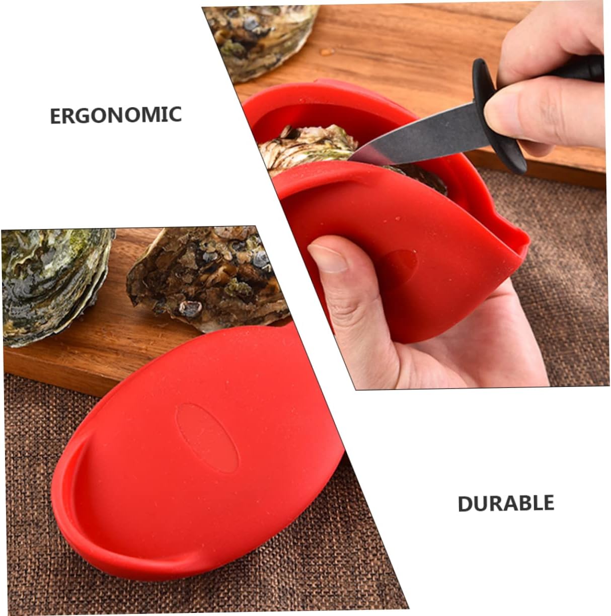 Zerodeko 2 Pcs Seafood Shucking Tool Set