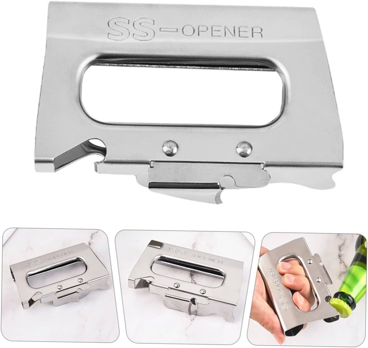 Mikinona Manual Can Opener for Beer and Soda