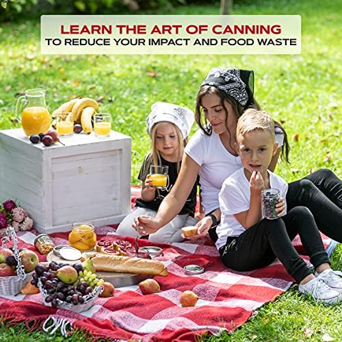 FORJARS Canning Lids and Rings 24Pcs Set