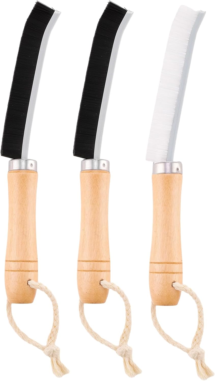 SAYAPE Hard Bristle Crevice Cleaning Brush Set 3PCS