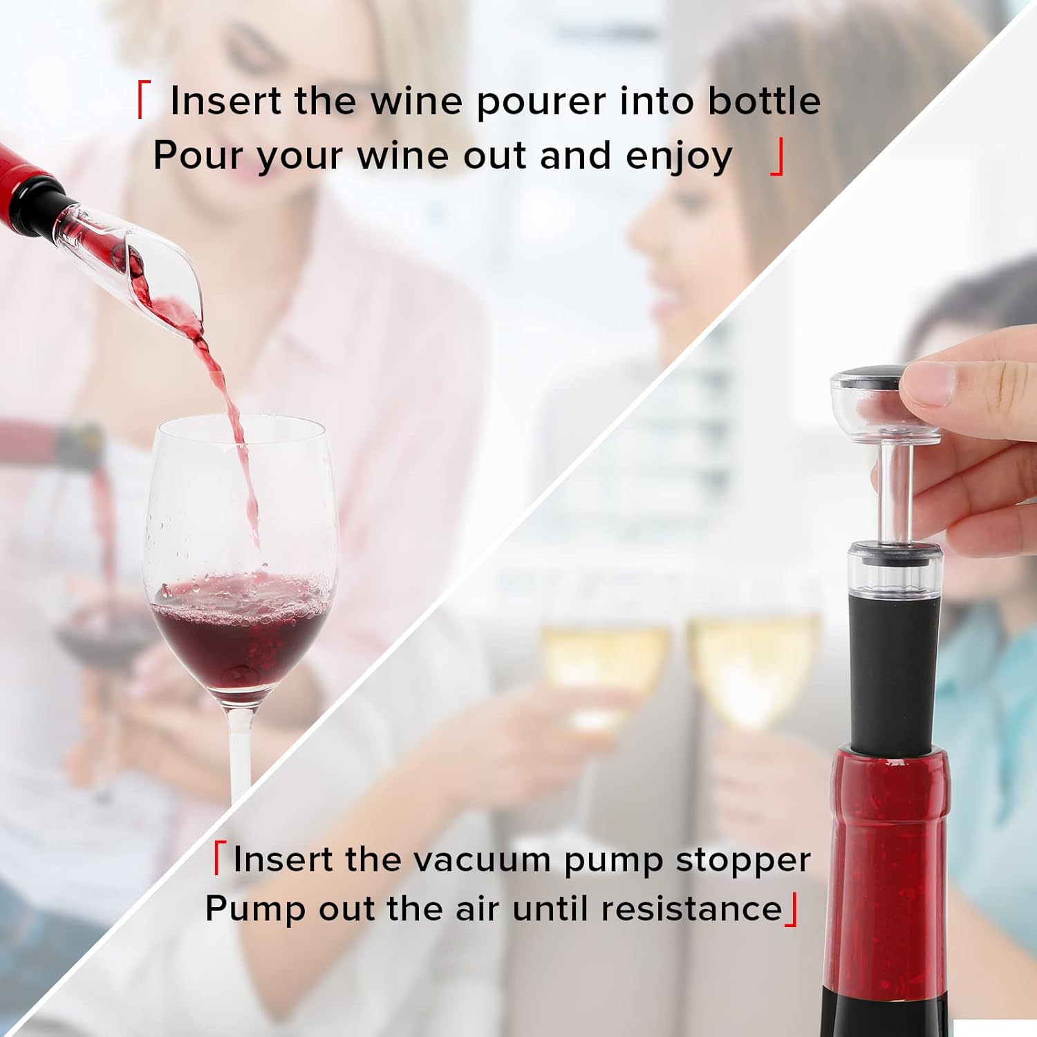 Secura Electric Wine Opener Set 5 in 1