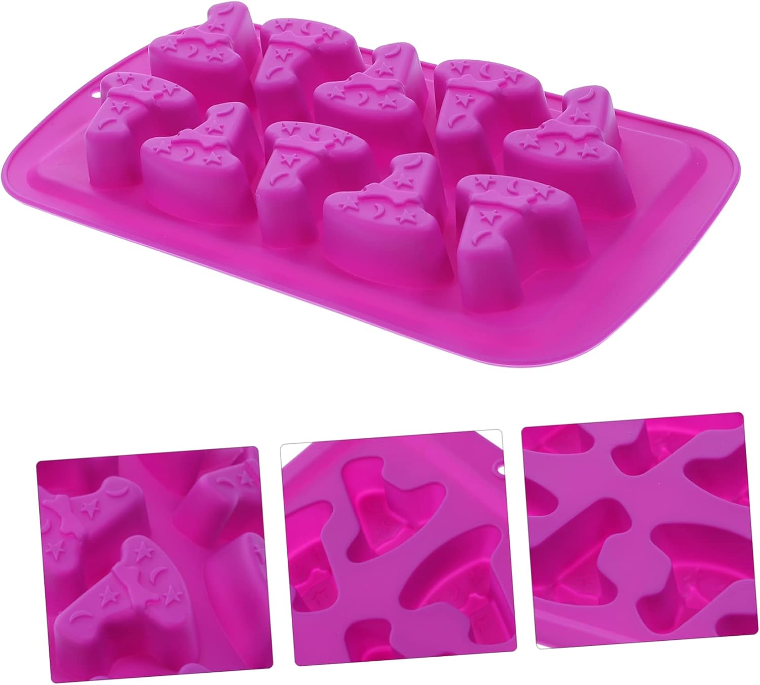 Garneck Witch Hat Chocolate Mold Ice Cube Tray