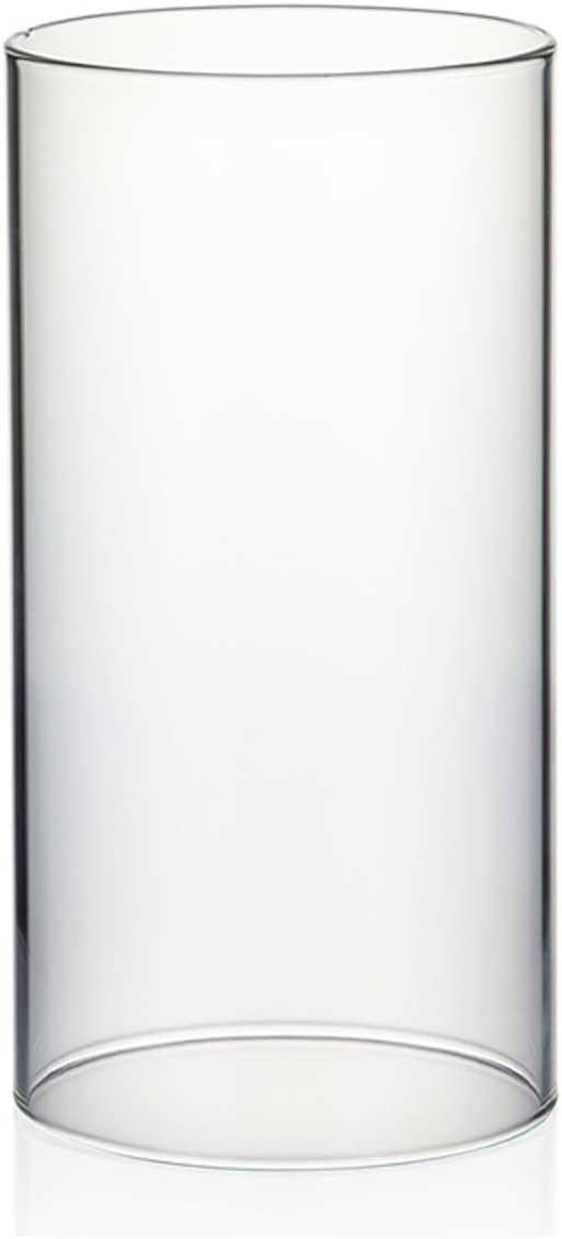 WGVI Hurricane Candle Holder Sleeve Clear Glass 4x8