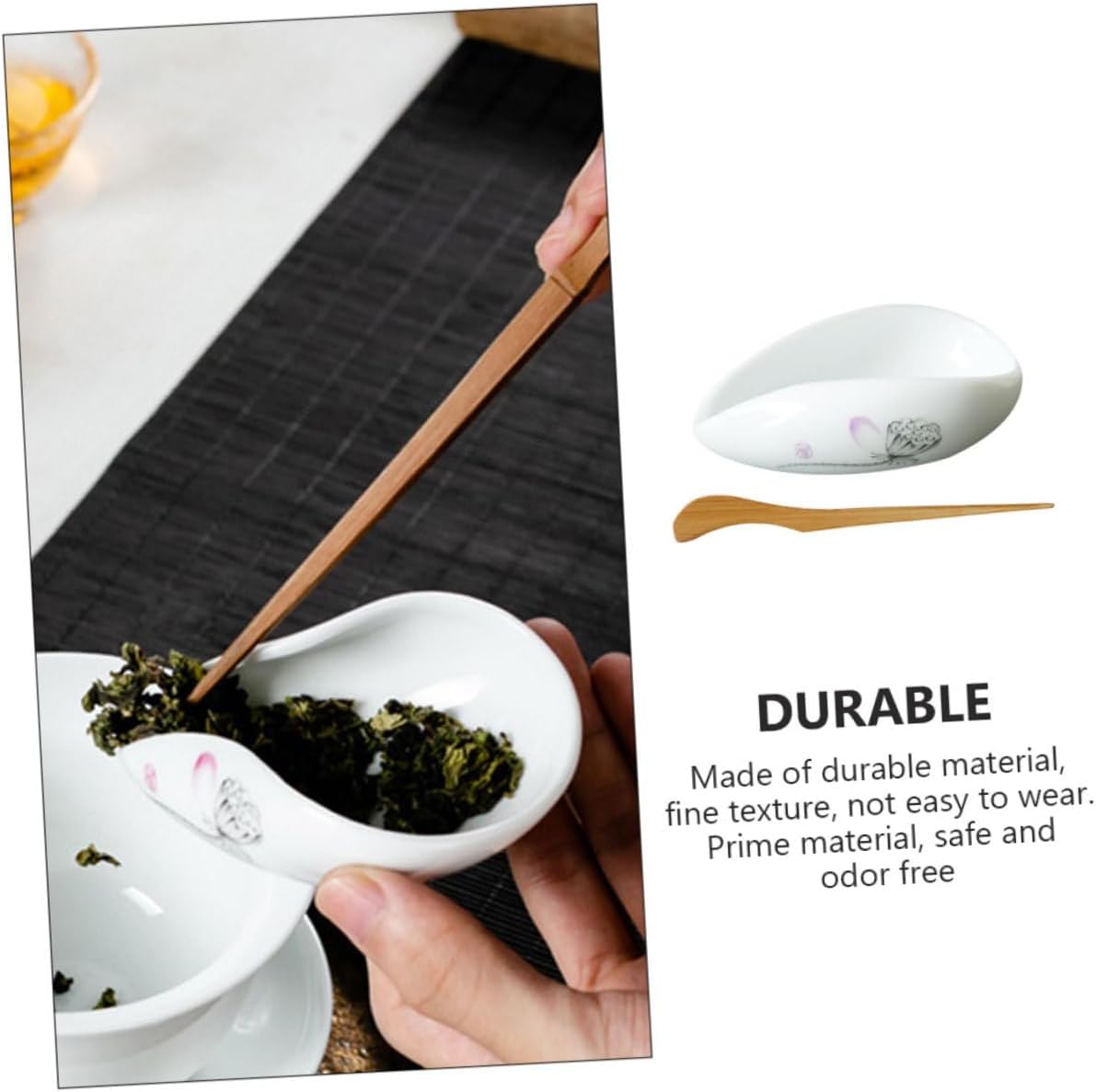 Ceramic Tea Scoop Set for Loose Tea and Coffee