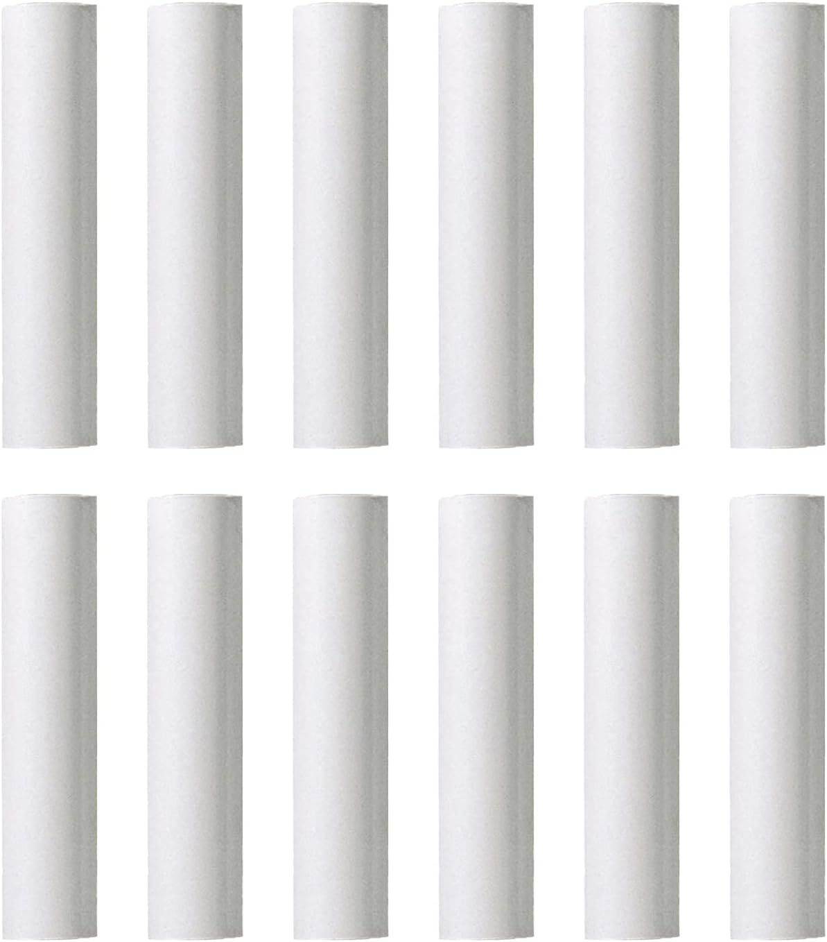 Ciata 12 Pack White Plastic Candle Covers 3 Inch