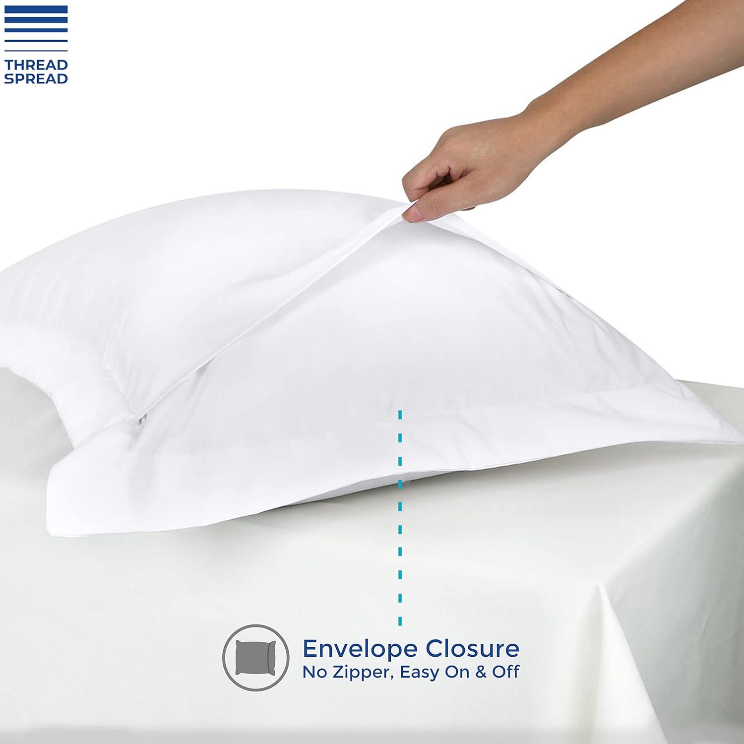 Thread Spread 100 Egyptian Cotton Pillow Shams Set of 2