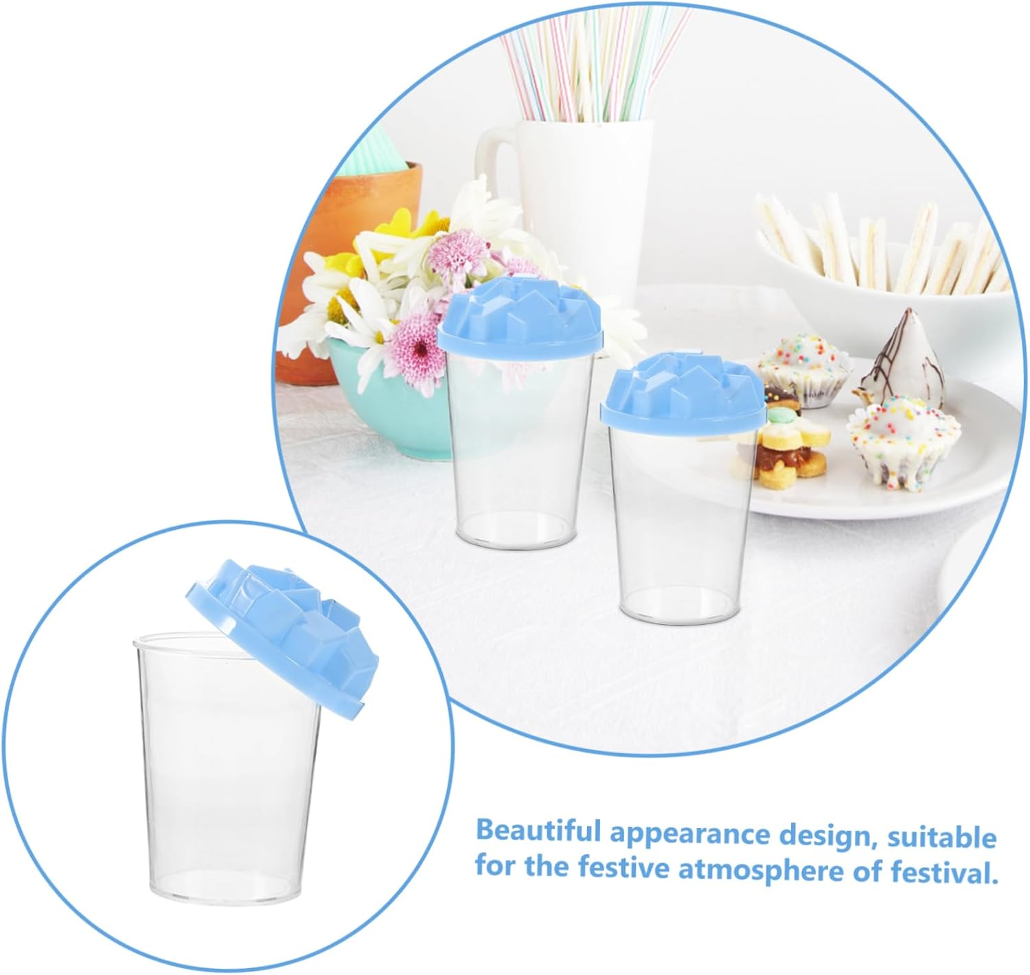 Unomor 12pcs Clear Candy Boxes for Wedding and Party Favors