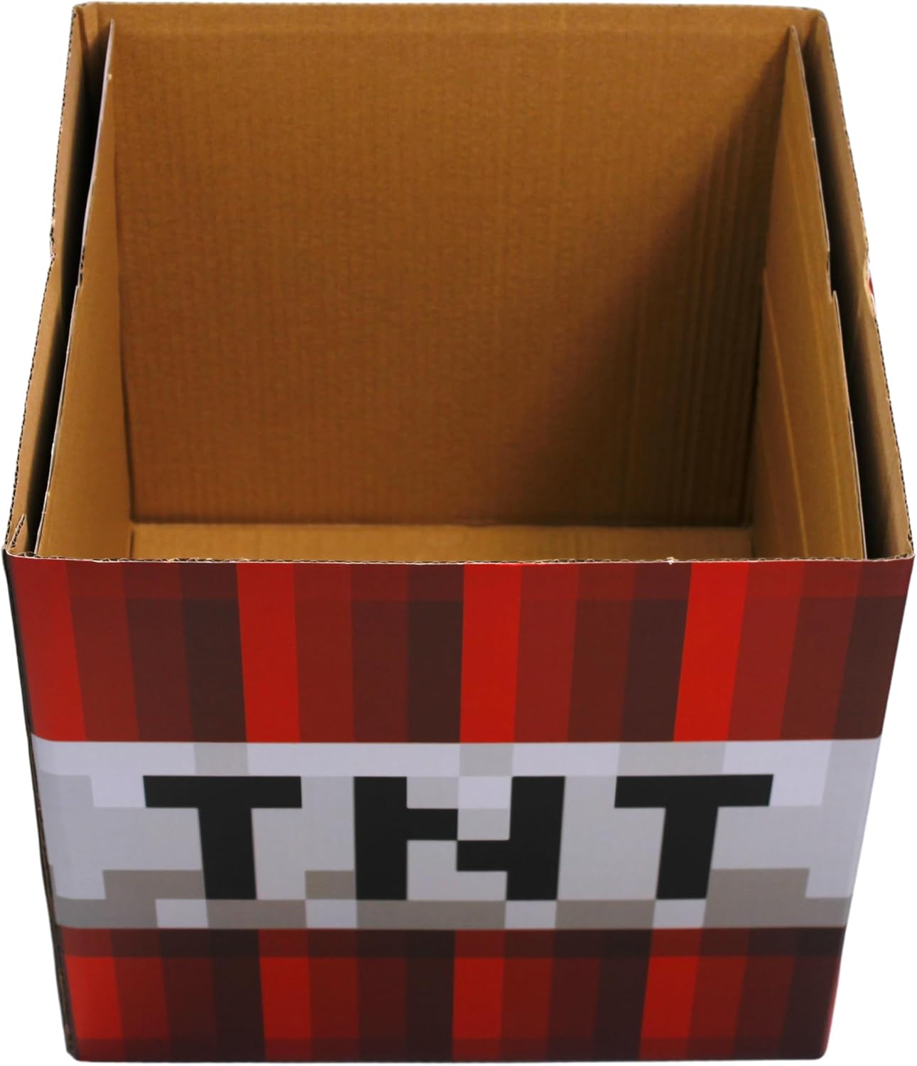 Foldable Pixelated Storage Box with Lid