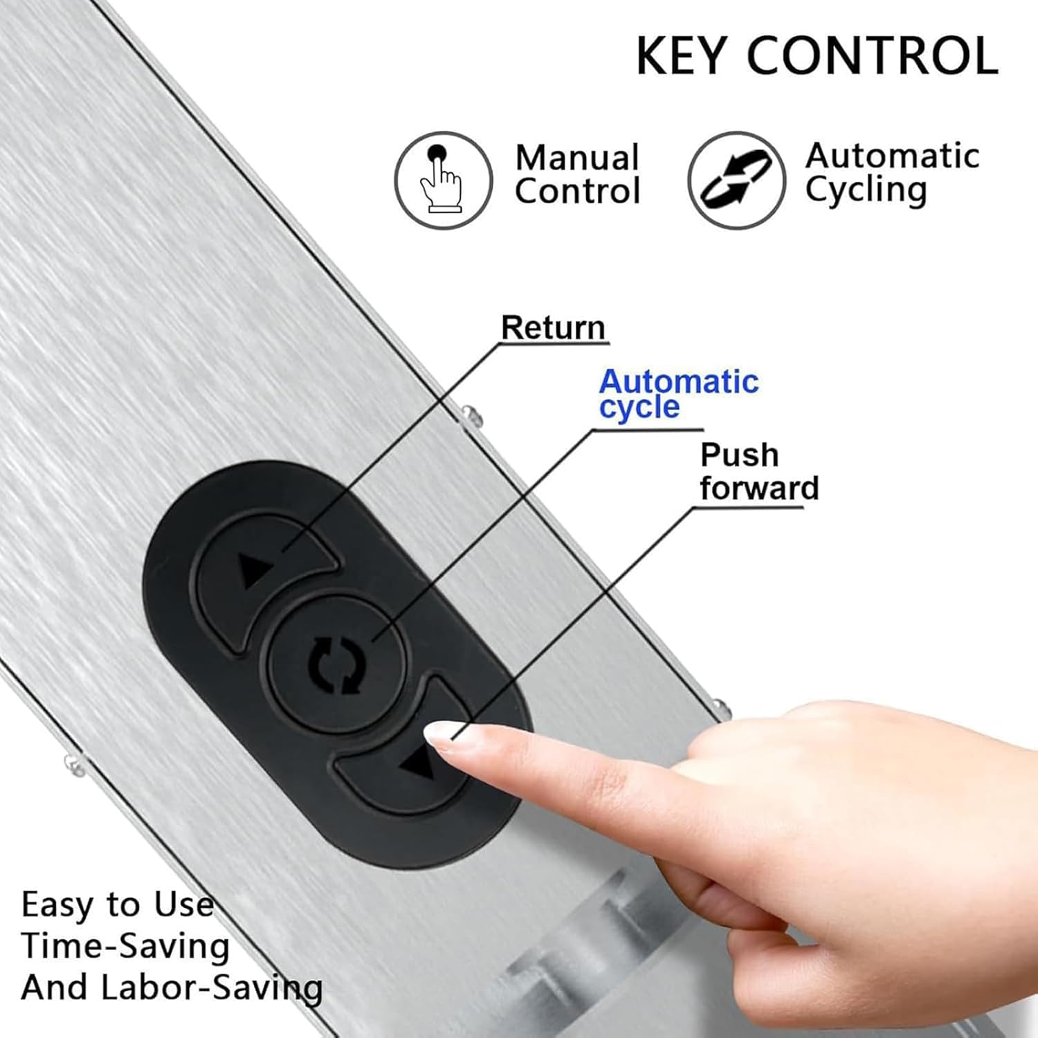 Electric Can Crusher Wall Mounted 1216oz Automatic One Click Cycle