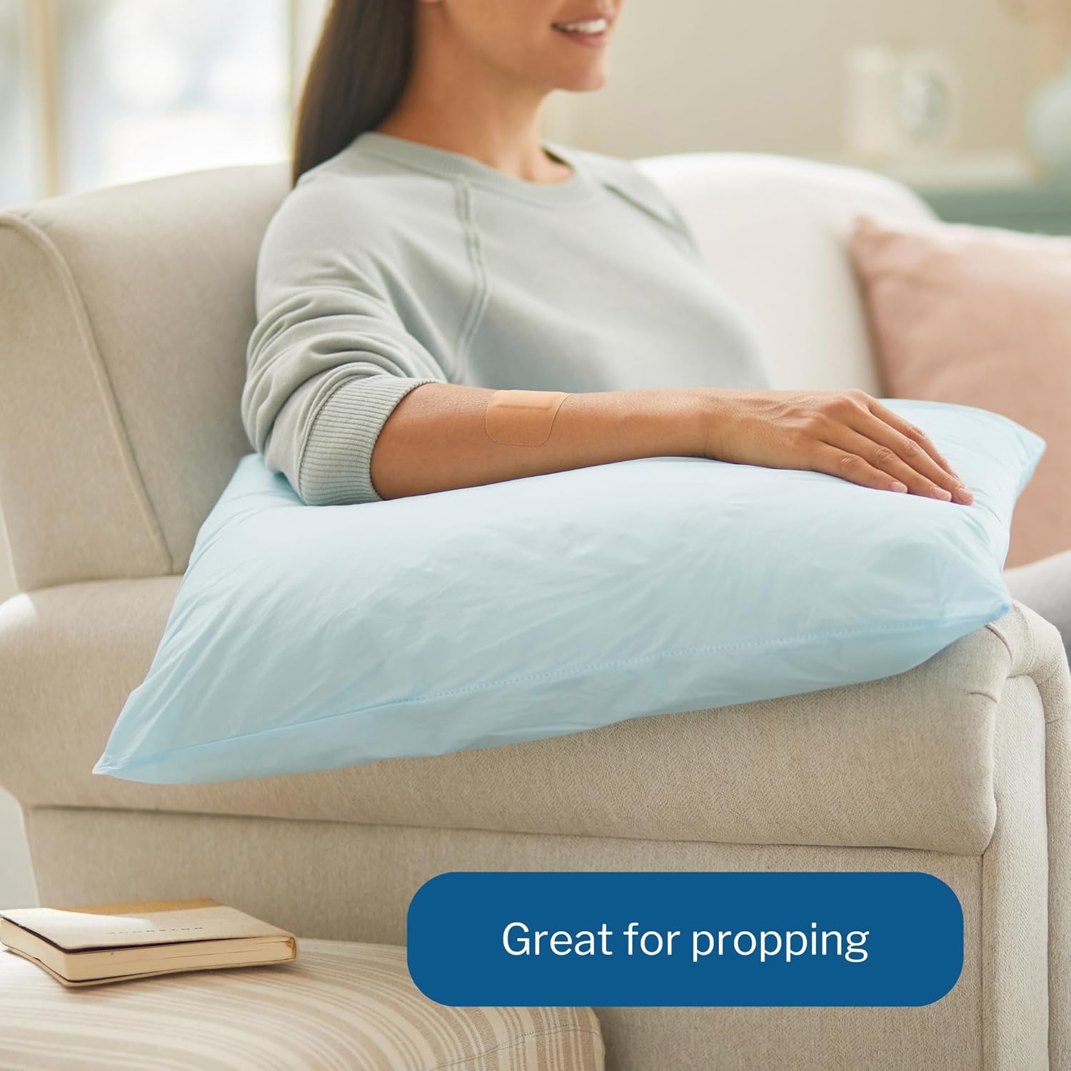McKesson Medical Pillow 1 Count Blue 20x26 Inches
