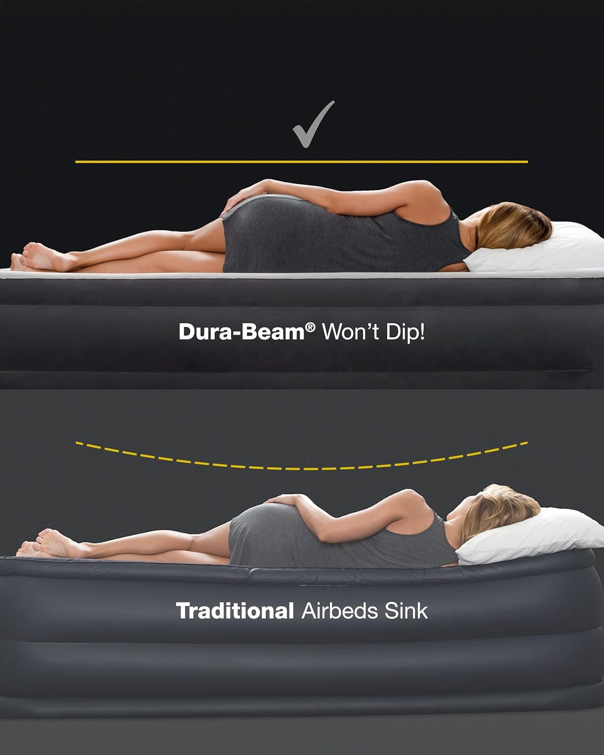 Intex Dura-Beam Air Mattress Full Size 10in 600lb