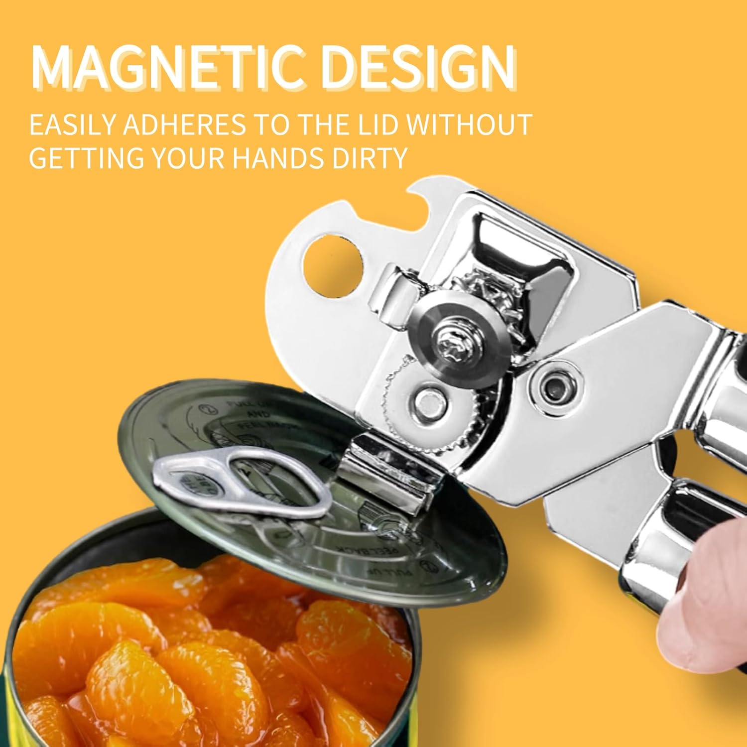 ZKIRON Multi-Can Opener with Magnetic Lid Lifter